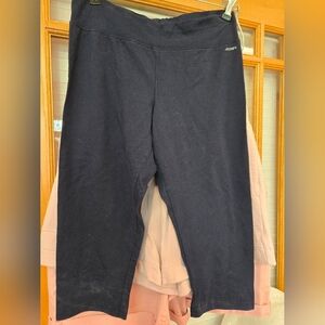 Jockey Blue Leggings Stretchy Athletic Bottoms